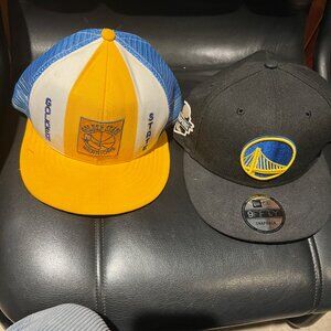 GODENM STATE WARRIORS HAT,NYLON DOUBLE KNIT-NEW, LUCKY STRINGS, LARGE